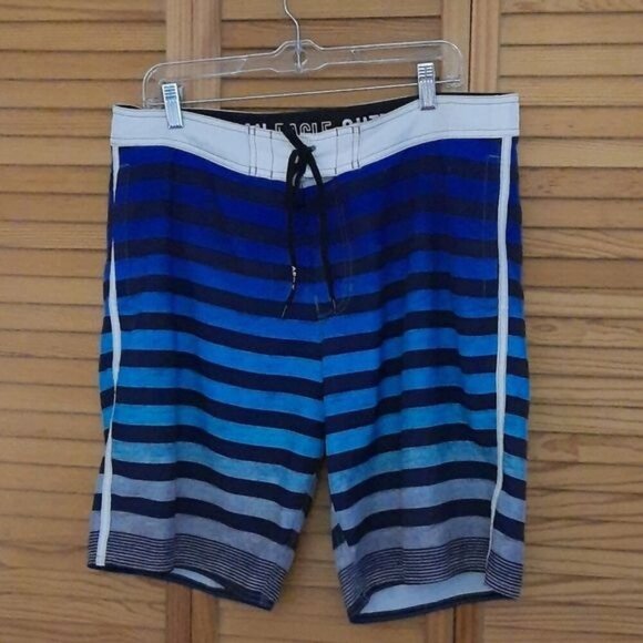 American Eagle Outfitters Striped Swim Shorts - Picture 1 of 4
